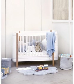 Világoskék mosható kézi szövésű pamut gyerek szőnyeg 70x100 cm Mini Dream – Lorena Canals