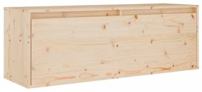 tömör fenyőfa faliszekrény 100 x 30 x 35 cm