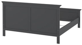 Szürke franciaágy 160x200 cm Paris – Tvilum