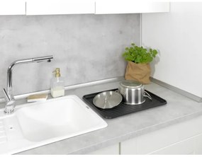 WENKO 54798100 - AMY edénycsepegtető 42,5x31,5 cm fekete