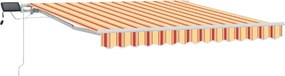 vidaXL Behúzható napellenző tartalmaz 350 x 250 cm szövet