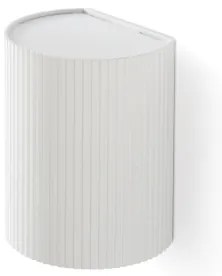 FARO 40526 - Fali lámpa SOLE 1xGU10/8W/230V fehér csipkézett kerek