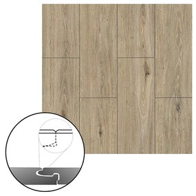 Leziter Kent tölgy Vinyl SPC fózolt padló