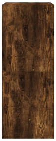 füstös tölgy cipőszekrény 2 kihajtható fiókkal 80x42x108 cm