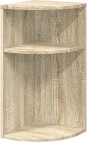vidaXL Végasztal Sonoma tölgy 29,6 x 29,6 x 60 cm Faanyag