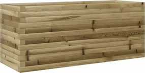 vidaXL impregnált fenyőfa kerti virágláda 110x40x45,5 cm