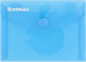 Irattartó tasak, A7, PP, patentos, DONAU, kék (D8550K)