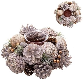 Műanyag-üveg gyertyatartó – Casa Selección