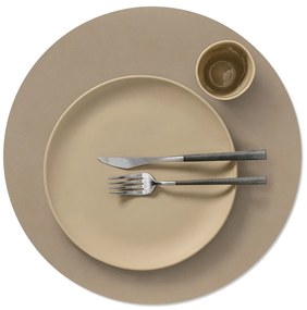 Öko bőr tányéralátét ø 40 cm Circle XL Nupo – LIND DNA