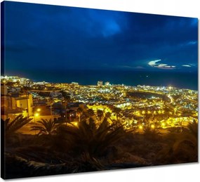 Vászonkép 50x40 Éjszakai tájkép