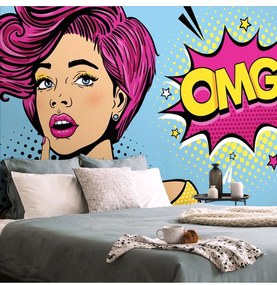 Fotótapéta pop art stílusban - OMG! - 375x250