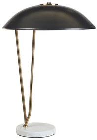 Fém fekete és aranyszínű asztali lámpa DANTO Beliani