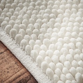 Fehér fürdőszobai kilépő 50x120 cm Aspen Bobble – Bianca