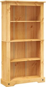 vidaXL 4 szintes Corona-stílusú mexikói fenyő könyvespolc 80x29x150 cm