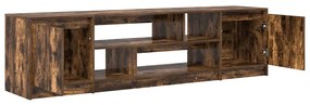 füstös tölgy színű szerelt fa TV-szekrény 188,5x41x50 cm