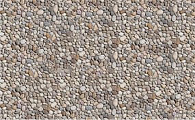 Fotótapéta Világos tengerpart kavicsokkal a homok színeinek harmóniája 208x146 +ragasztó