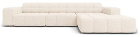 Krémszínű sarokkanapé (jobb oldali) Chicago – Cosmopolitan Design