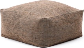 Narancssárga-natúr színű puff Vedell – Kave Home