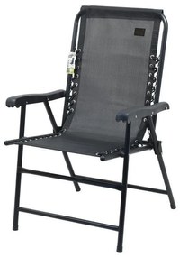 Compass Összecsukható kerti szék fekete CP0240