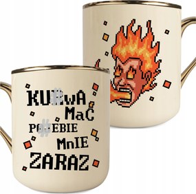 Bögre Krém-arany K**wa Után**most Vulgáris Vicces Ajándék