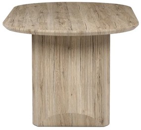 Étkezőasztal 200×100 cm, MDF, San Remo Tölgy. HT-W1578 SRE