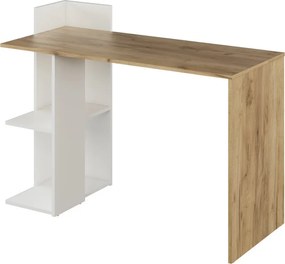 Polcos íróasztal 118x75x112cm barna FUR1239-1