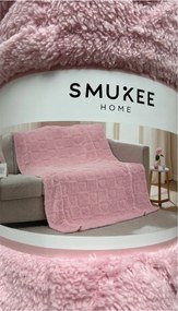 Dekoratív takaró Smukee poliészter 150 cm x 200 cm Szívecske