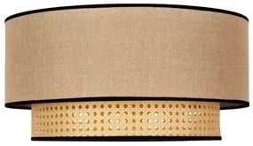 Duolla - Mennyezeti lámpa BOHO 1xE27/15W/230V átm. 45 cm bézs/rattan