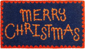 Kézzel festett lábtörlő Merry Christmas 70x40cm