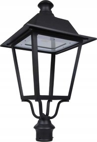 Klasszikus parklámpa RetroPark Pro 40W 7200 lm fekete 4000K semleges
