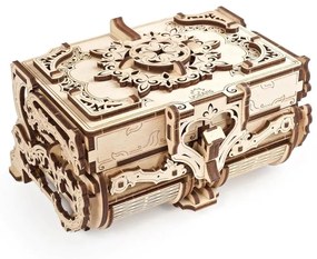 Ugears - 3D fa mechanikus puzzle Antik ékszerdoboz