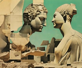 Poszter 60x50cm Párbeszéd a múltról a jelennel