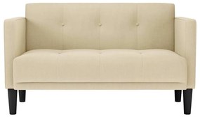 krém szövet loveseat kanapé 111 cm