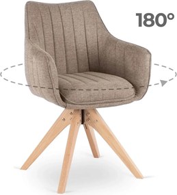 LEMON forgószék, bézs