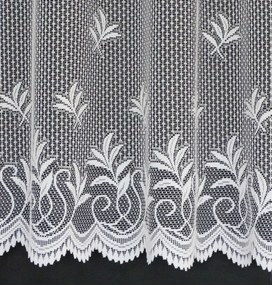 Mg Függöny jacquard 7145 Fehér 170cm 1,3mb Kupon