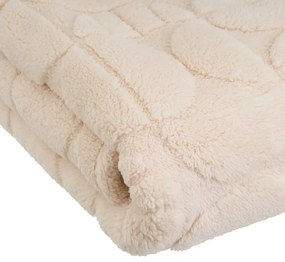Bézs mikroplüss takaró 130x160 cm Mid Century – Casa Selección