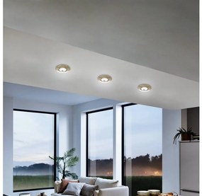 Eglo 75765 - KÉSZLET 3x LED Beépíthető lámpa ZUJAR LED/3,4W/230V króm