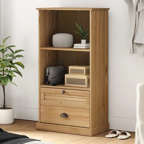 VIGO tömör fenyőfa könyvespolc 60x35x114,5 cm