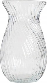 Yuue üveg váza átlátszó 12x20,5 cm Homla