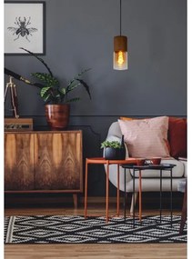 Lucide 74410/01/62 - Csillár zsinóron ZINO 1xE27/60W/230V barna