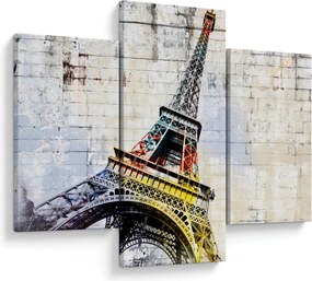 Kép - Az Eiffel-torony digitális művészete (90x60 cm)