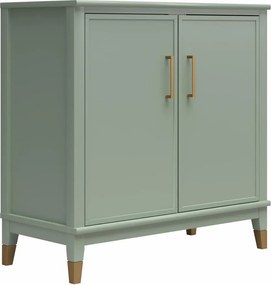Zöld szekrény 86x85x41 cm Westerleigh – CosmoLiving by Cosmopolitan