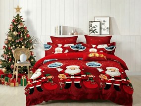 Mikroszálas ágyneműhuzat SANTALAND piros Ágyneműhuzat mérete: 70 x 80 cm | 140 x 200 cm