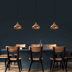 Muba 11550 réz fém függőlámpa, Ø26 cm