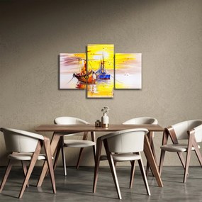 Kép - A csónak festménye (90x60 cm)
