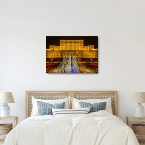 Kép - A Parlament palotája, Bukarest, Románia (70x50 cm)