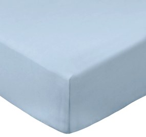 Kék gumis pamut-perkál lepedő 135x190 cm Cotton Percale – Bianca