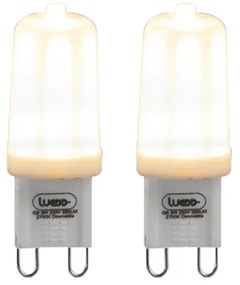 2 db G9 szabályozható LED izzó készlet 3W 280lm 2700K