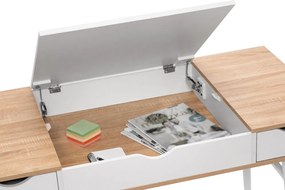 Skandináv irodai íróasztal LOFT fiókokkal