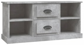 betonszürke szerelt fa TV-szekrény 99,5 x 35,5 x 48 cm